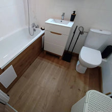 Load image into Gallery viewer, Luxury waterproof vinyl flooring Cleveland Stock Collection Baltimore oak 5mm 20 mil wearlayer with attached pad Spc Vinyl Flooring Truly Carpet and Vinyl Flooring