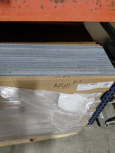 Load image into Gallery viewer, Grey 9 by 36 Shaw Carpet tile squares Rubber backing 1440sqft CARPET TILE Shaw 
