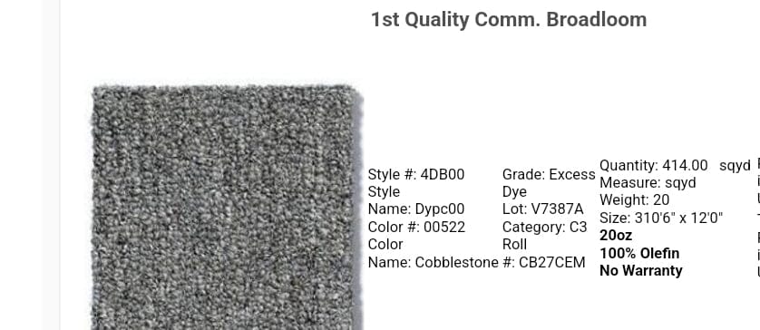 Shaw Carpet Neyland 3 20oz commercial grey Truly Carpet and Vinyl Flooring 