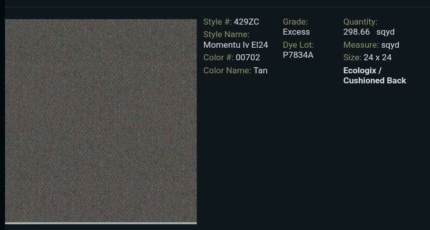 Tan 702 420cz momuemtal 2700sqft sqft short lot Shaw Carpet Tile Close Out Truly Carpet and Vinyl Flooring 