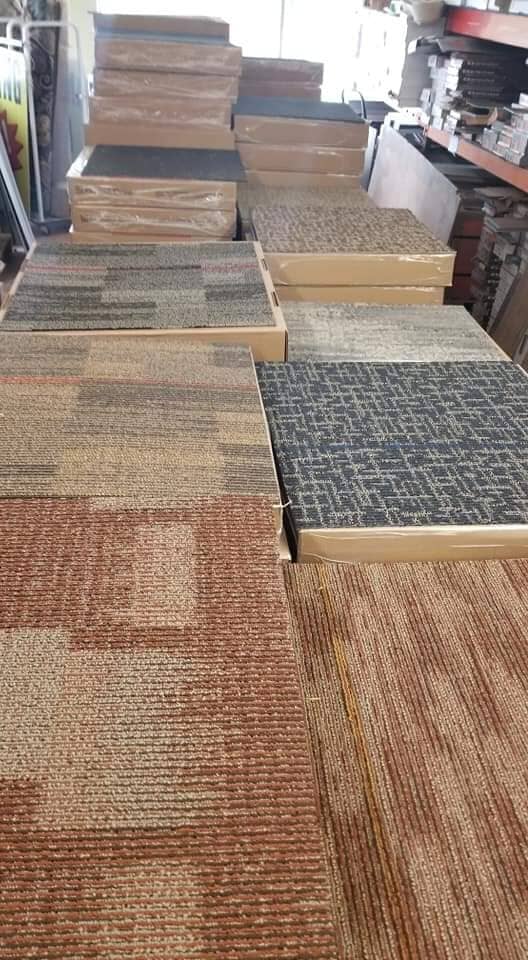 Mixed lots of Shaw Carpet Tile Close Out CARPET TILE Truly Carpet and Vinyl Flooring 